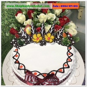 Combo Bánh Kem & Hoa Tươi - MM118
